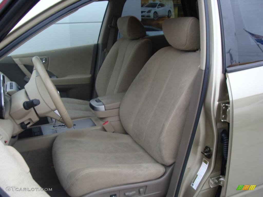 2006 Murano S AWD - Chardonnay Metallic / Cafe Latte photo #13