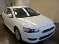 2010 Wicked White Metallic Mitsubishi Lancer ES  photo #9