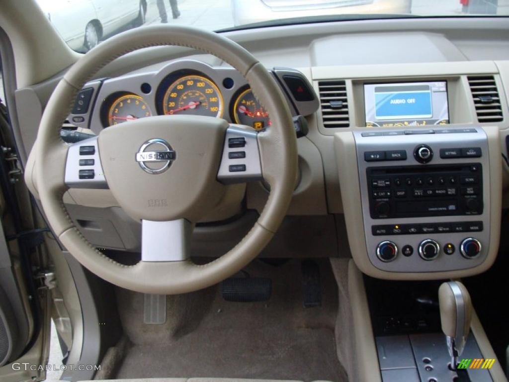 2006 Murano S AWD - Chardonnay Metallic / Cafe Latte photo #17