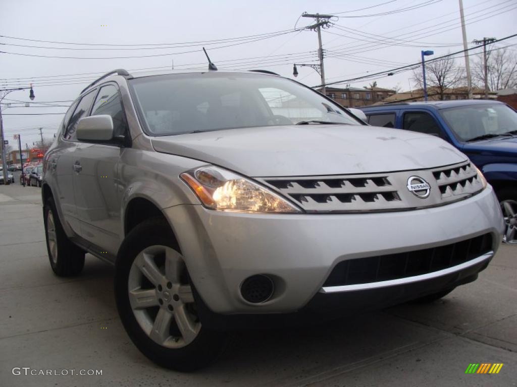 2006 Murano S AWD - Brilliant Silver Metallic / Charcoal photo #1