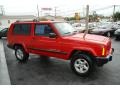 1999 Flame Red Jeep Cherokee Sport  photo #4
