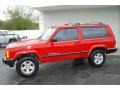 1999 Flame Red Jeep Cherokee Sport  photo #11