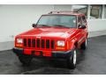 1999 Flame Red Jeep Cherokee Sport  photo #16