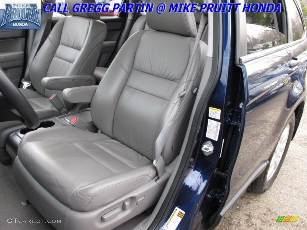 2008 CR-V EX-L 4WD - Royal Blue Pearl / Gray photo #11