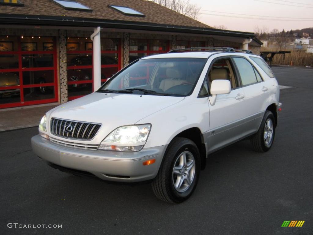 2001 RX 300 AWD - White Gold Crystal / Ivory photo #1