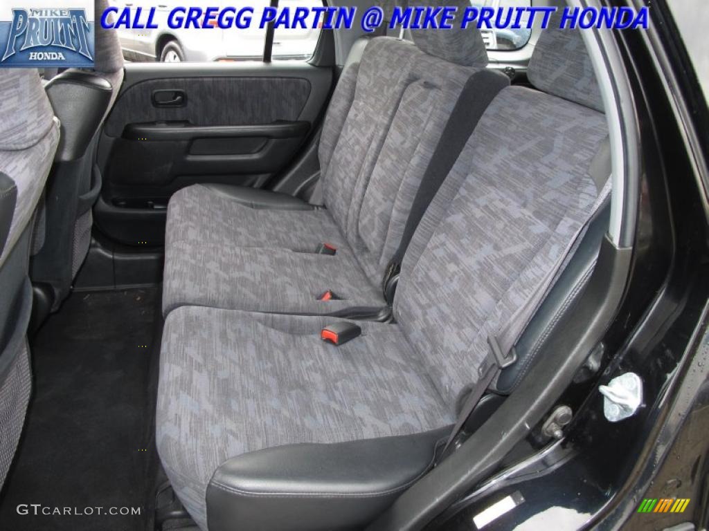 2002 CR-V LX 4WD - Nighthawk Black Pearl / Black photo #12