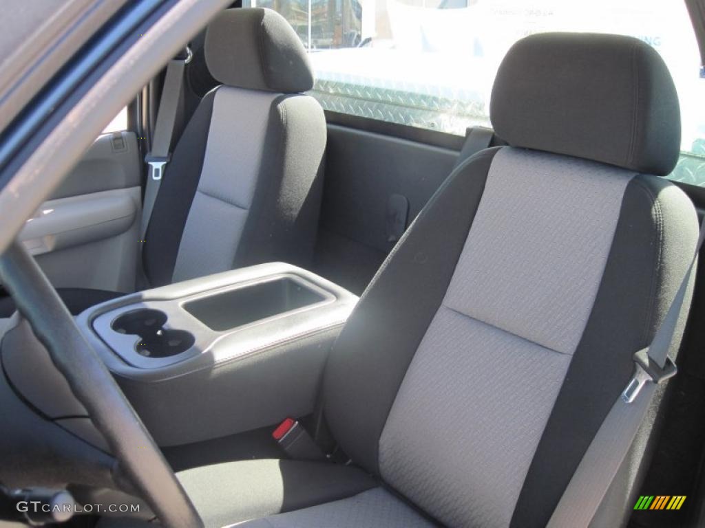 2008 Silverado 1500 Work Truck Regular Cab - Blue Granite Metallic / Dark Titanium photo #8