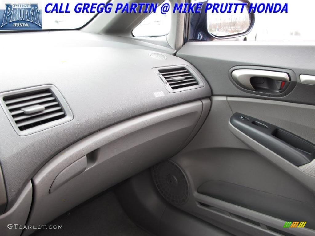 2007 Civic EX Sedan - Royal Blue Pearl / Gray photo #19