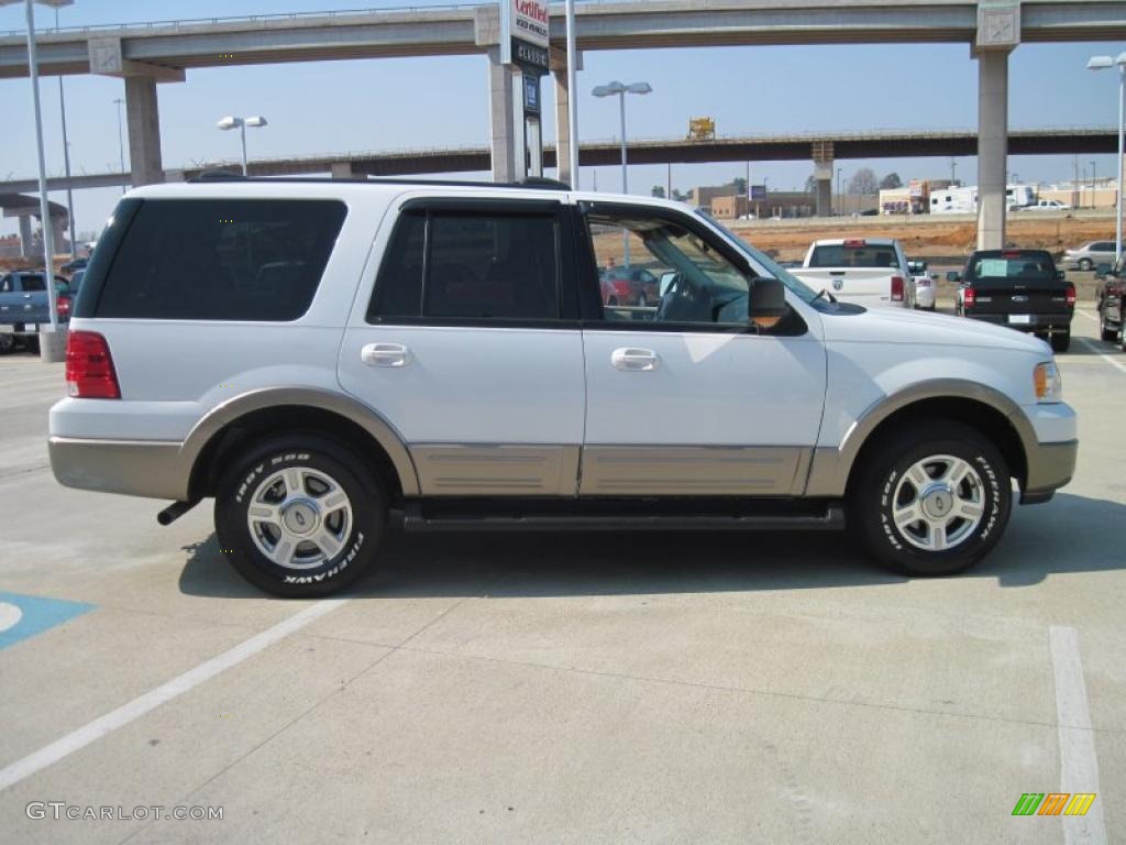 2003 Expedition Eddie Bauer - Oxford White / Medium Parchment photo #4