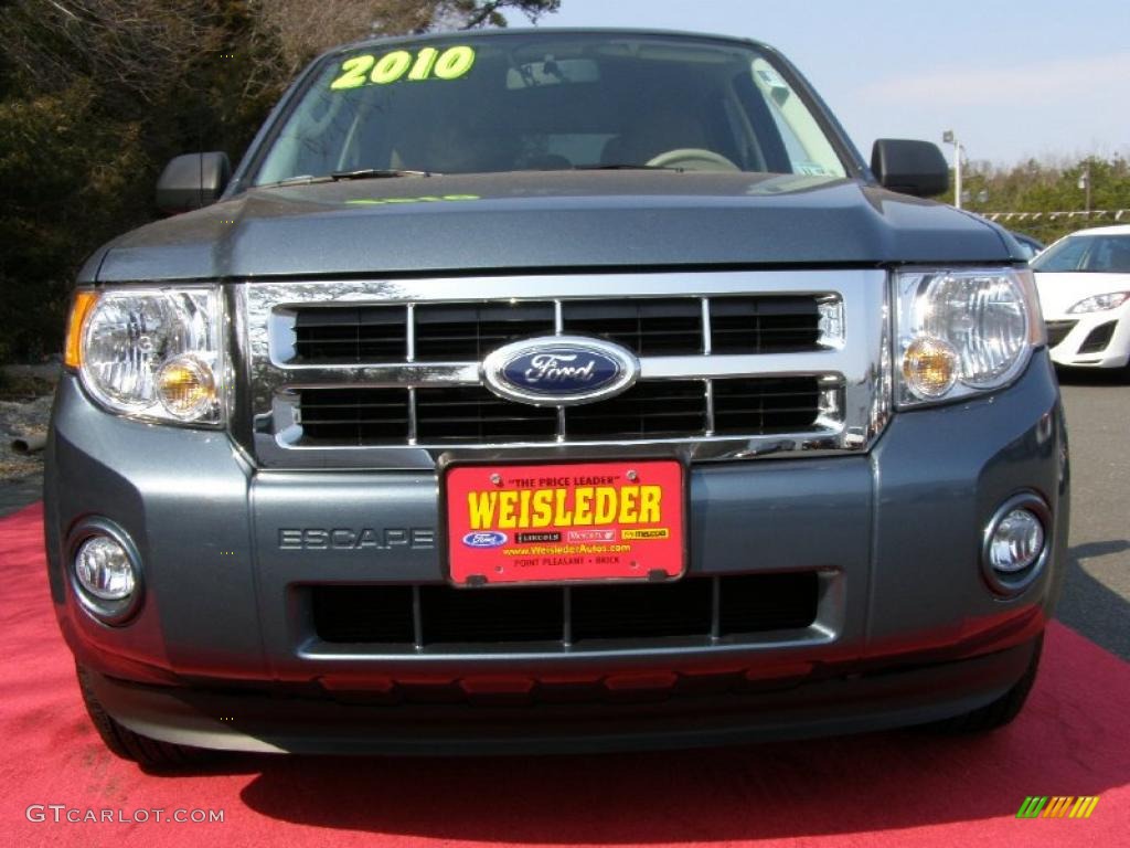 2010 Escape XLT - Steel Blue Metallic / Camel photo #4