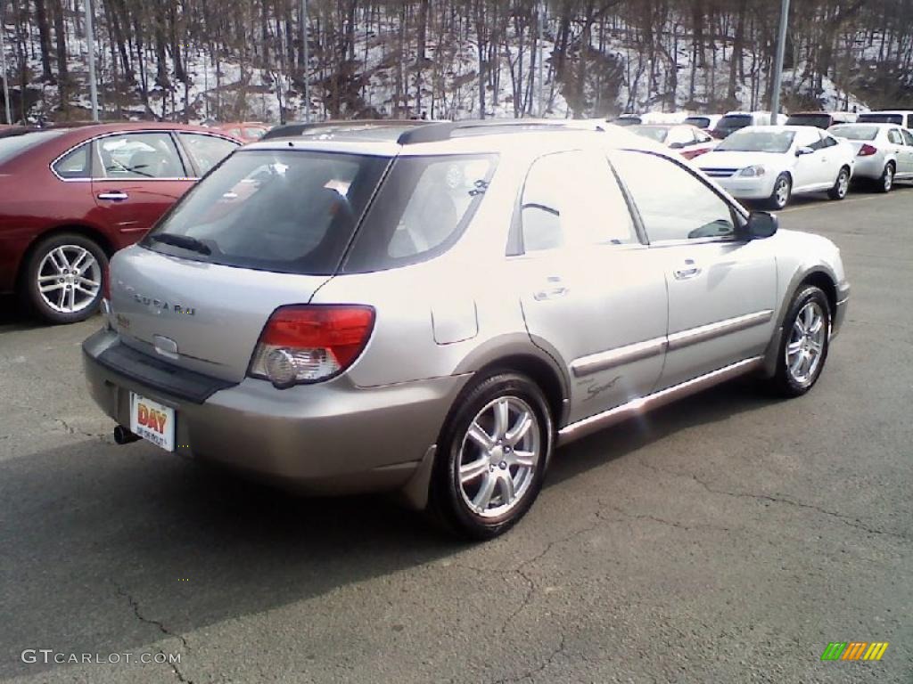 2005 Impreza Outback Sport Wagon - Platinum Silver Metallic / Black photo #2