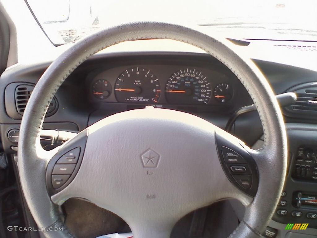 2000 Grand Caravan SE - Deep Slate Pearlcoat / Mist Gray photo #9