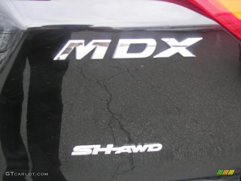 2007 MDX Technology - Formal Black Pearl / Parchment photo #9