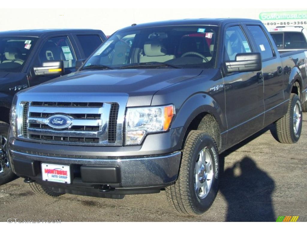 2010 F150 XLT SuperCrew 4x4 - Sterling Grey Metallic / Medium Stone photo #1