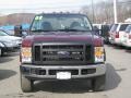 2008 Dark Toreador Red Ford F250 Super Duty XL Regular Cab 4x4  photo #5