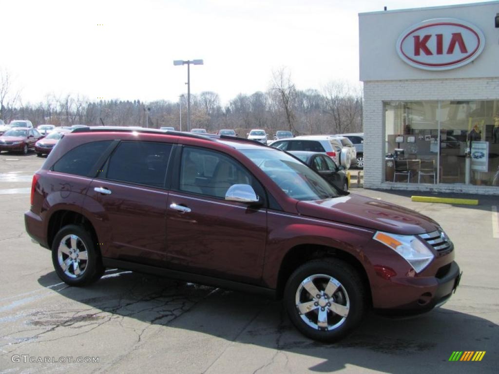 2008 XL7 Limited AWD - Cranberry Red Metallic / Beige photo #1