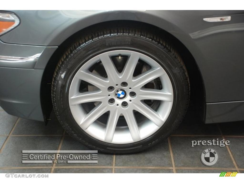 2004 7 Series 745Li Sedan - Titanium Grey Metallic / Black/Black photo #8