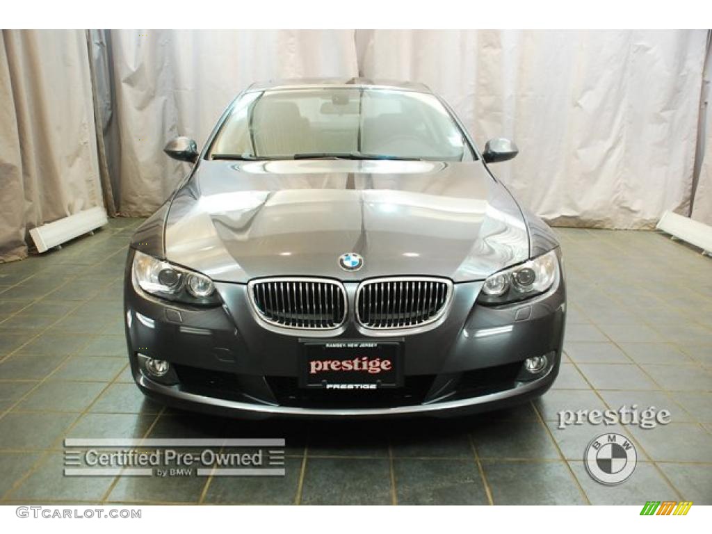 2008 3 Series 328xi Coupe - Sparkling Graphite Metallic / Black photo #6