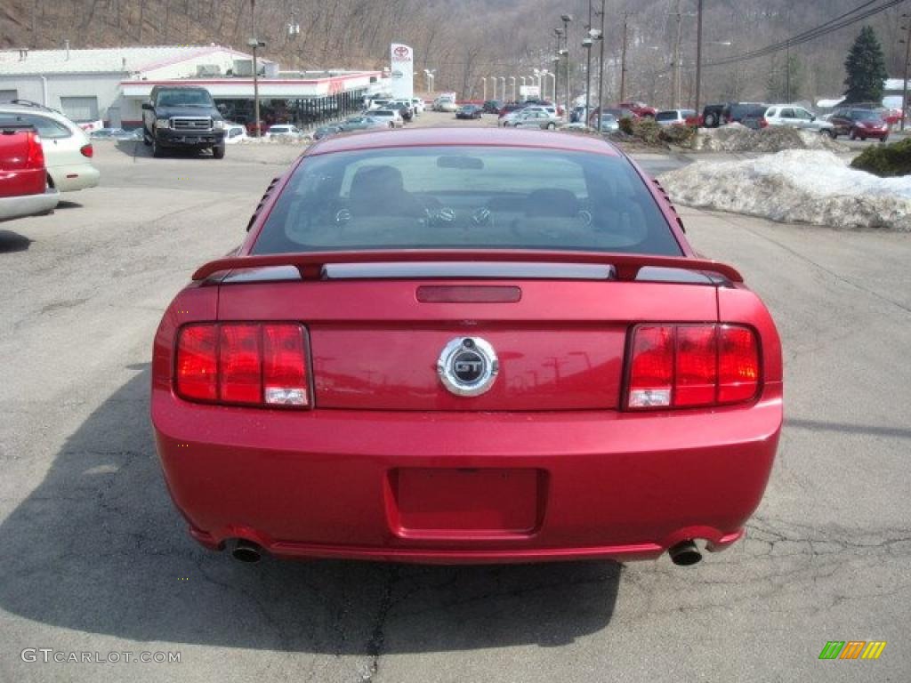 2007 Mustang GT Premium Coupe - Redfire Metallic / Dark Charcoal photo #3