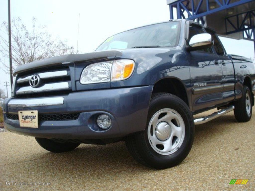 2006 Tundra SR5 Access Cab - Bluesteel Metallic / Taupe photo #1