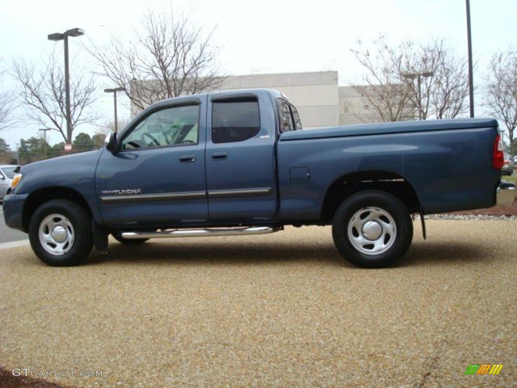 2006 Tundra SR5 Access Cab - Bluesteel Metallic / Taupe photo #3