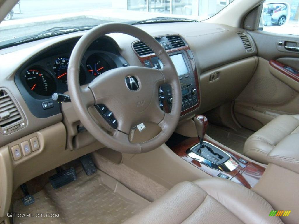 2004 MDX Touring - Aspen White Pearl / Saddle photo #14