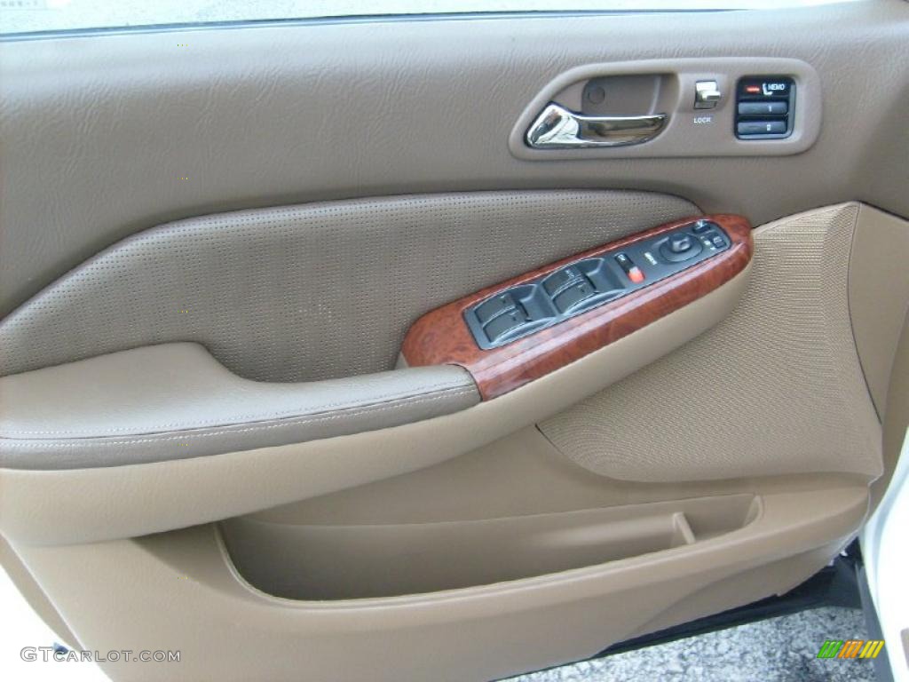 2004 MDX Touring - Aspen White Pearl / Saddle photo #15