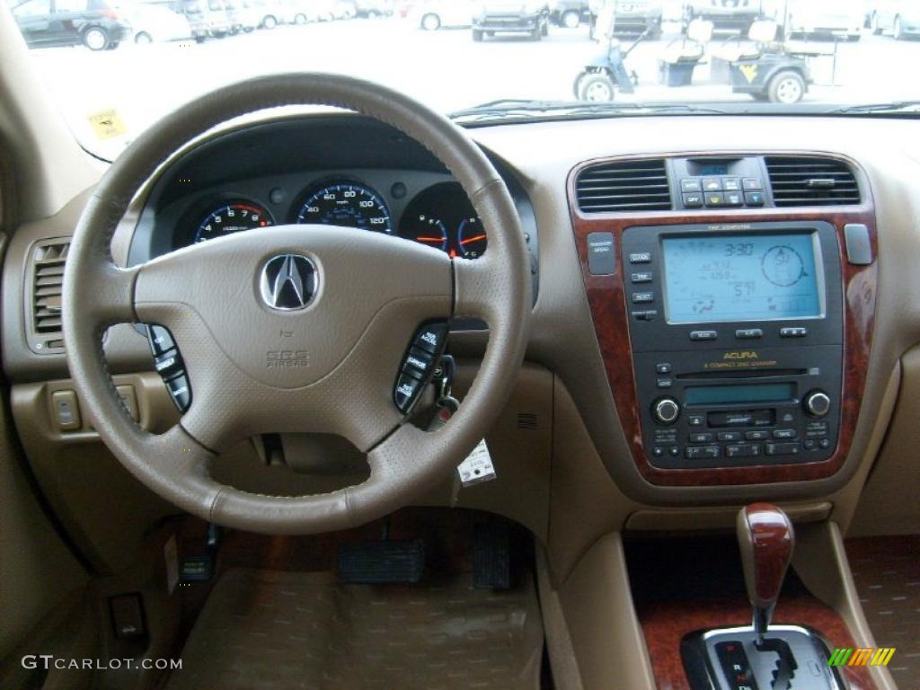 2004 MDX Touring - Aspen White Pearl / Saddle photo #16