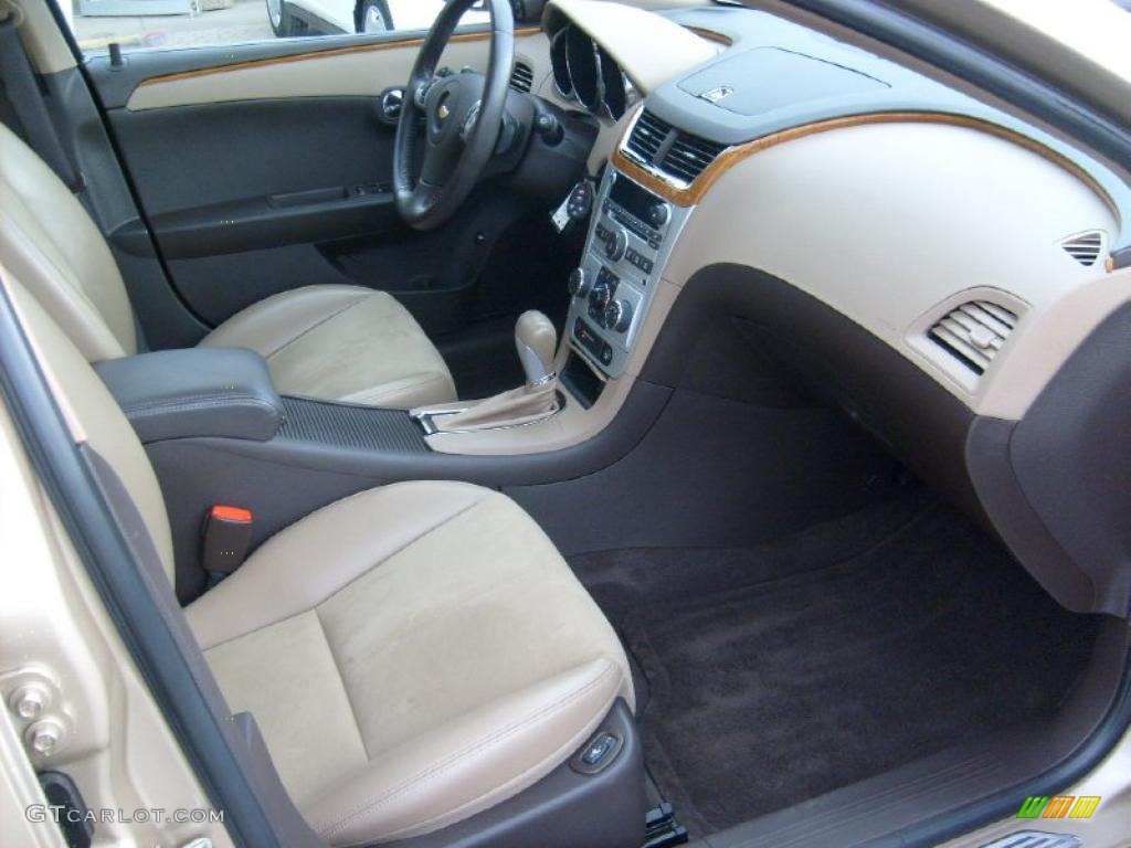 2008 Malibu LT Sedan - Sandstone Metallic / Cocoa/Cashmere Beige photo #7