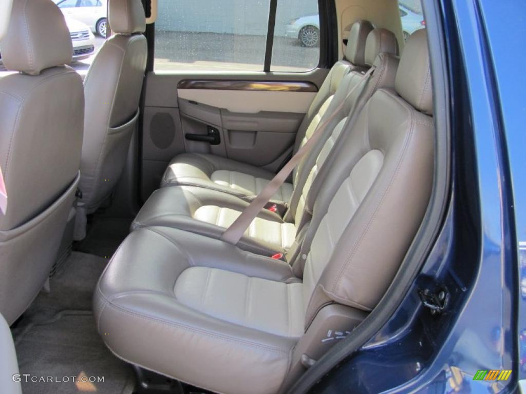 2004 Explorer Eddie Bauer 4x4 - Dark Blue Pearl Metallic / Medium Parchment photo #12