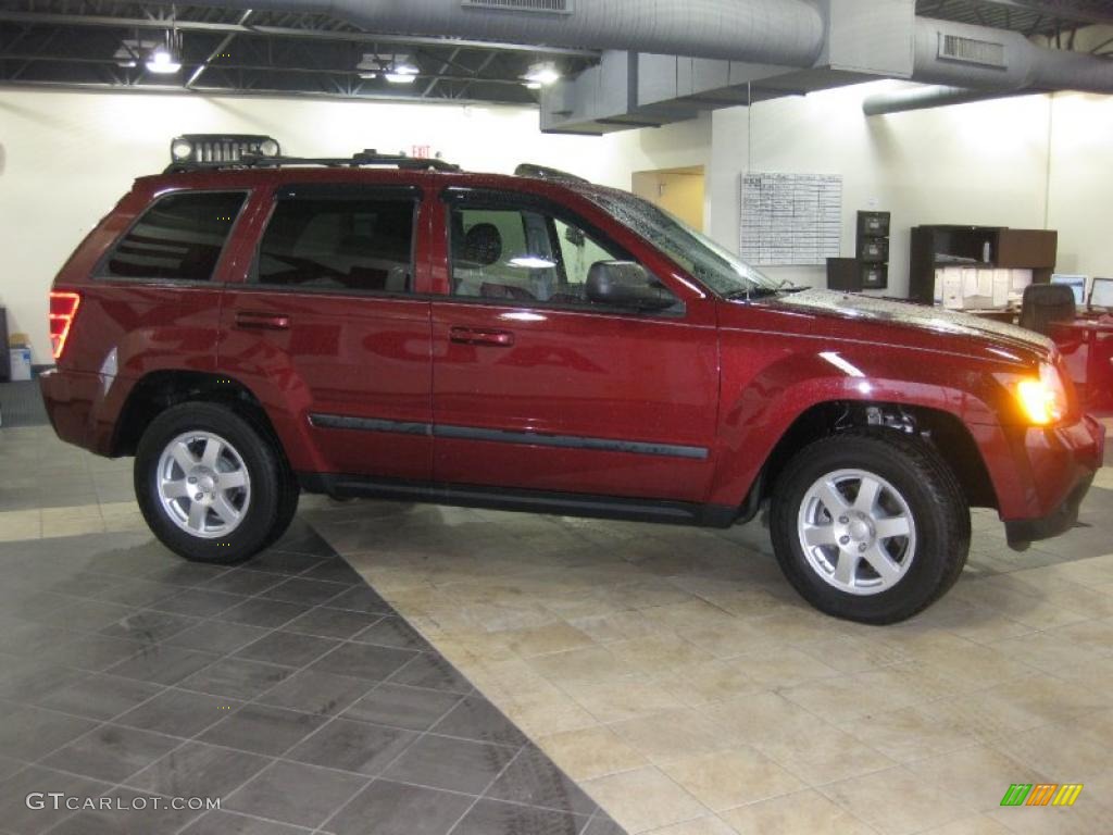 2008 Grand Cherokee Laredo - Red Rock Crystal Pearl / Dark Slate Gray photo #3