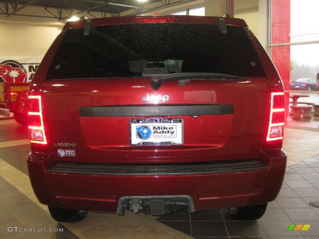 2008 Grand Cherokee Laredo - Red Rock Crystal Pearl / Dark Slate Gray photo #4