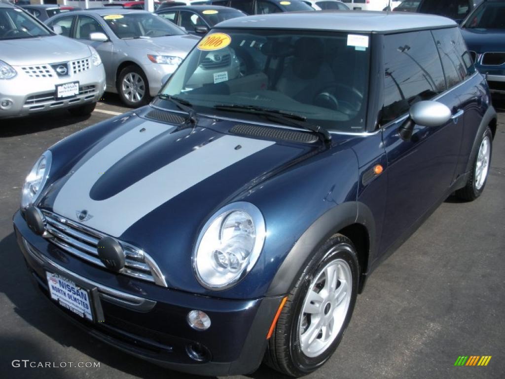 2006 Cooper Hardtop - Space Blue Metallic / Space Gray/Panther Black photo #1