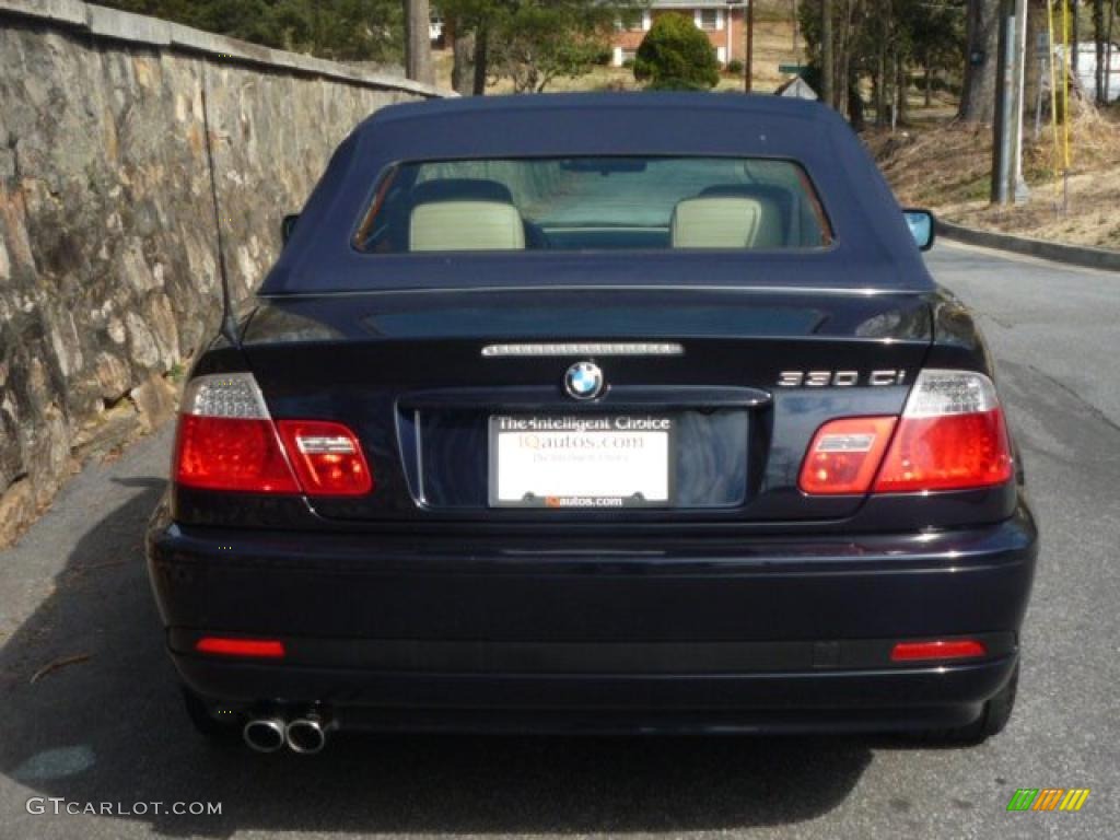 2006 3 Series 330i Convertible - Monaco Blue Metallic / Sand photo #6