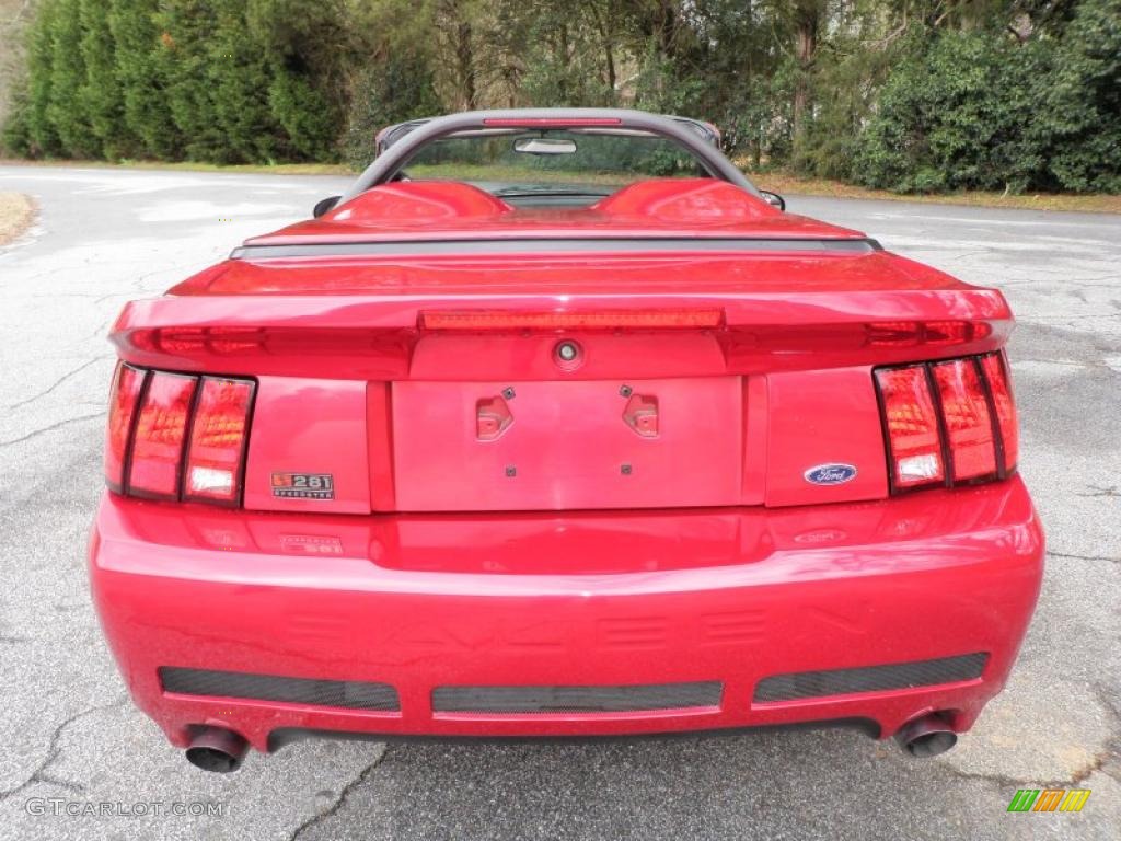 2000 Mustang Saleen S281 Speedster - Laser Red Metallic / Medium Graphite photo #7