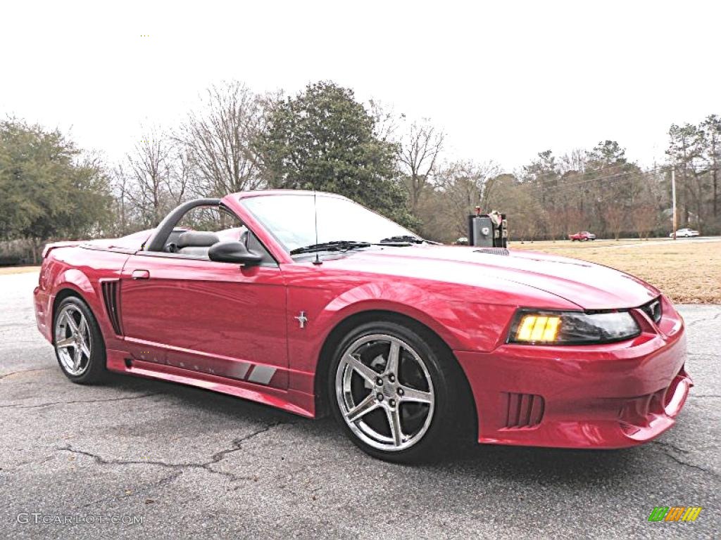 2000 Mustang Saleen S281 Speedster - Laser Red Metallic / Medium Graphite photo #11