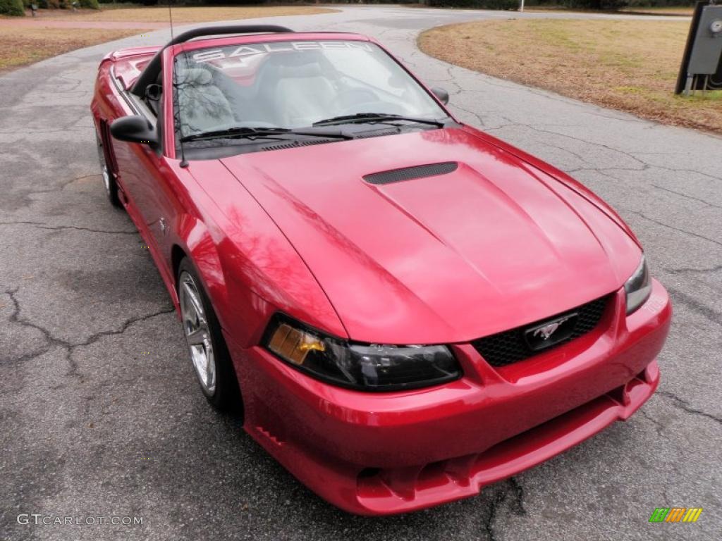 2000 Mustang Saleen S281 Speedster - Laser Red Metallic / Medium Graphite photo #12