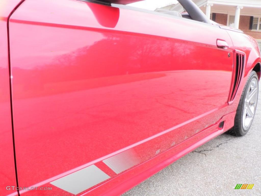 2000 Mustang Saleen S281 Speedster - Laser Red Metallic / Medium Graphite photo #23
