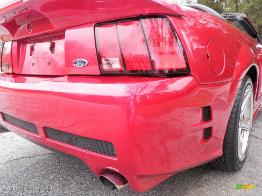 2000 Mustang Saleen S281 Speedster - Laser Red Metallic / Medium Graphite photo #25