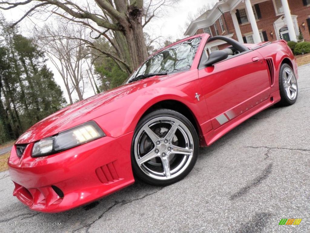 2000 Mustang Saleen S281 Speedster - Laser Red Metallic / Medium Graphite photo #32