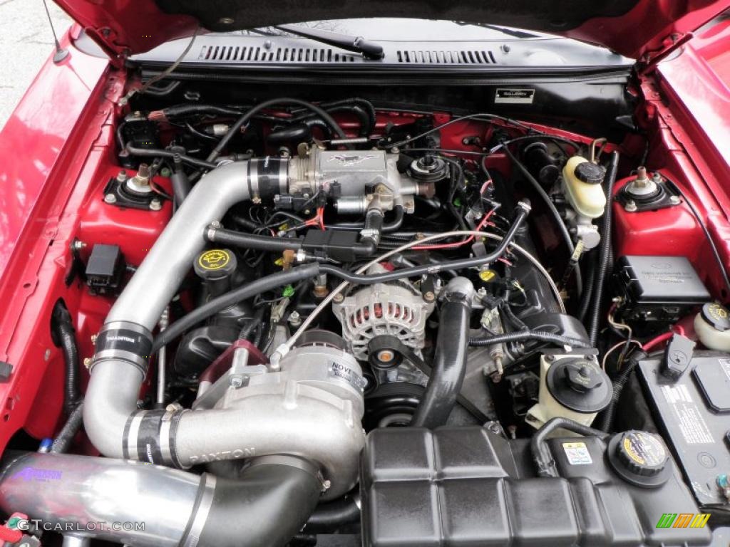 2000 Ford Mustang Saleen S281 Speedster 4.6 Liter Paxton Supercharged SOHC 16-Valve V8 Engine Photo #26998535