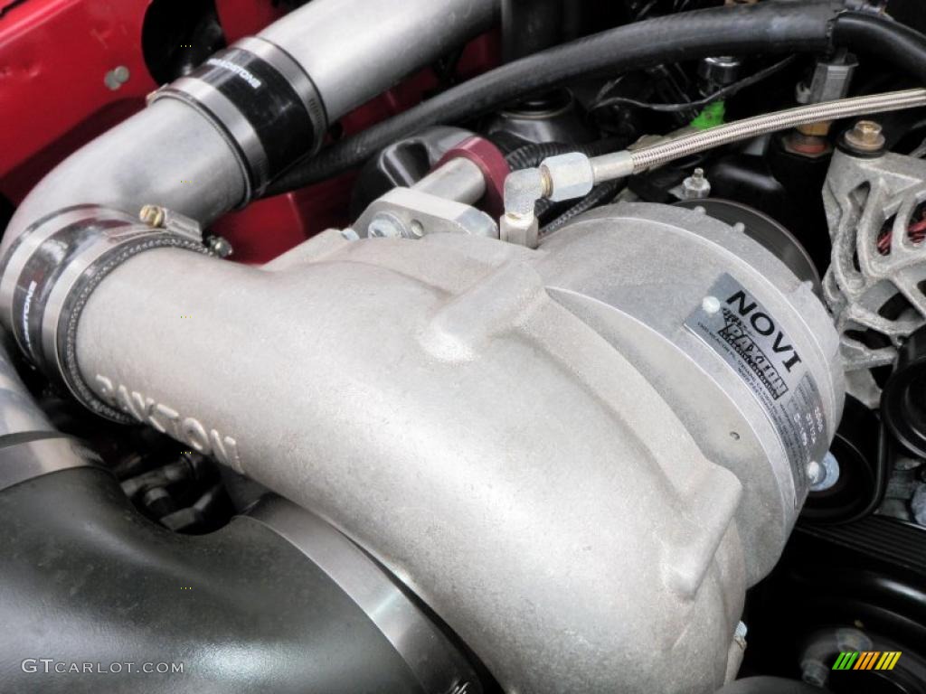 2000 Ford Mustang Saleen S281 Speedster 4.6 Liter Paxton Supercharged SOHC 16-Valve V8 Engine Photo #26998555