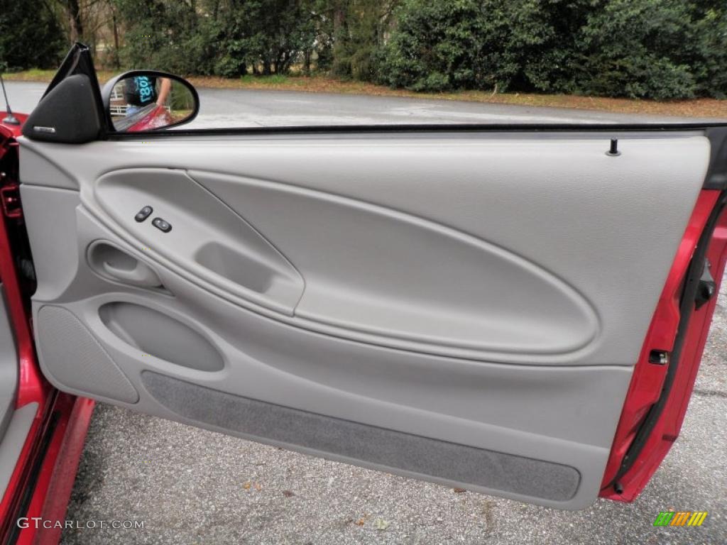 2000 Ford Mustang Saleen S281 Speedster Medium Graphite Door Panel Photo #26998751