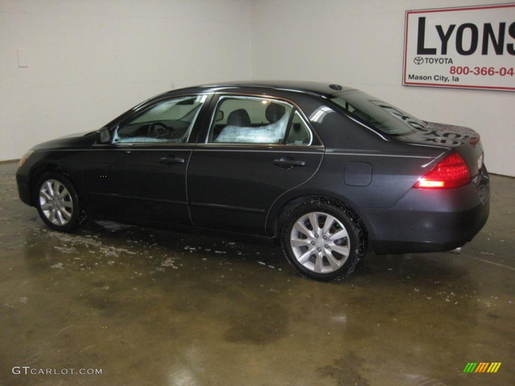 2006 Accord EX-L V6 Sedan - Nighthawk Black Pearl / Gray photo #6