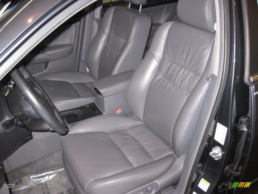 2006 Accord EX-L V6 Sedan - Nighthawk Black Pearl / Gray photo #8