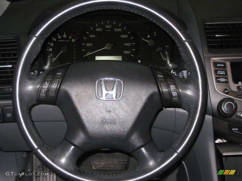 2006 Accord EX-L V6 Sedan - Nighthawk Black Pearl / Gray photo #11