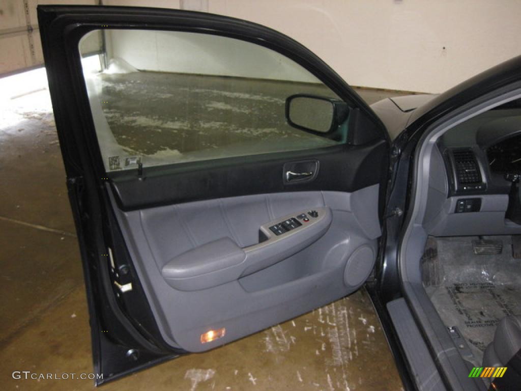 2006 Accord EX-L V6 Sedan - Nighthawk Black Pearl / Gray photo #14