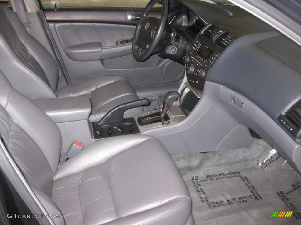 2006 Accord EX-L V6 Sedan - Nighthawk Black Pearl / Gray photo #15