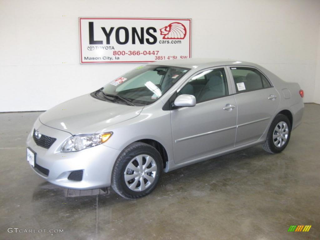 2010 Corolla LE - Classic Silver Metallic / Ash photo #1