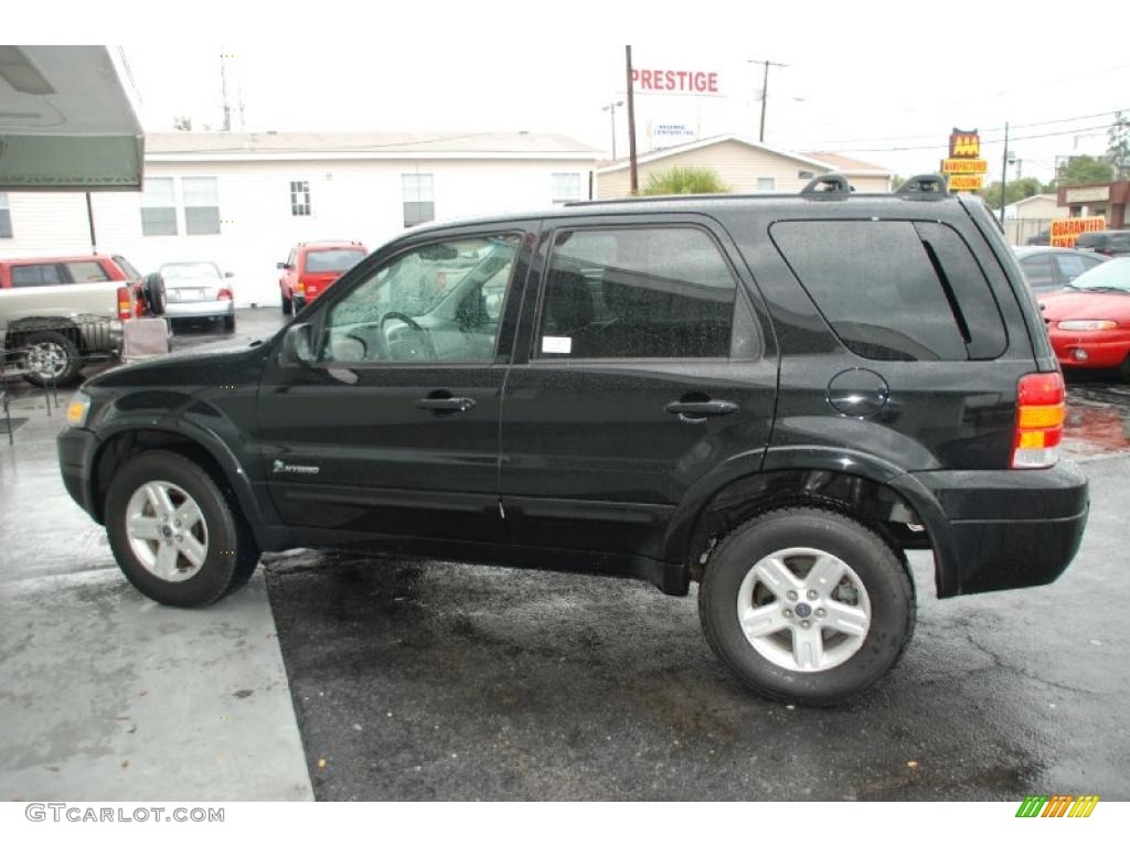 2006 Escape Hybrid - Black / Medium/Dark Flint photo #2